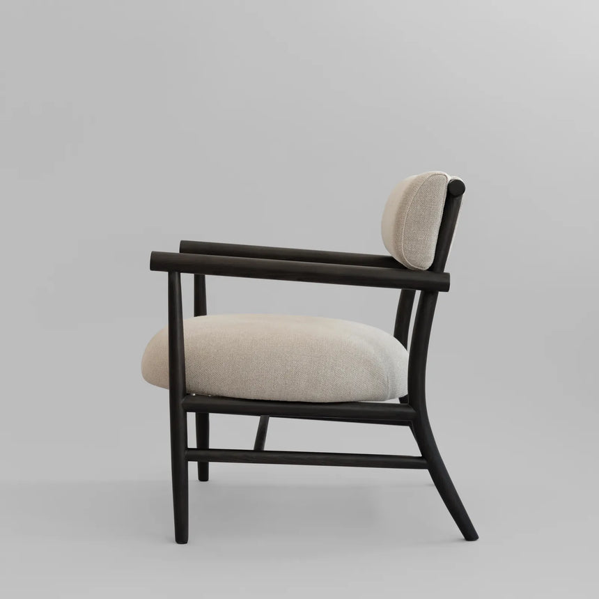 Sessel Nama aus Eiche und Leinen in Sand von 101 Copenhagen – Bild 4