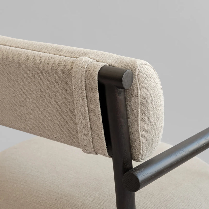 Sessel Nama aus Eiche und Leinen in Sand von 101 Copenhagen – Bild 7