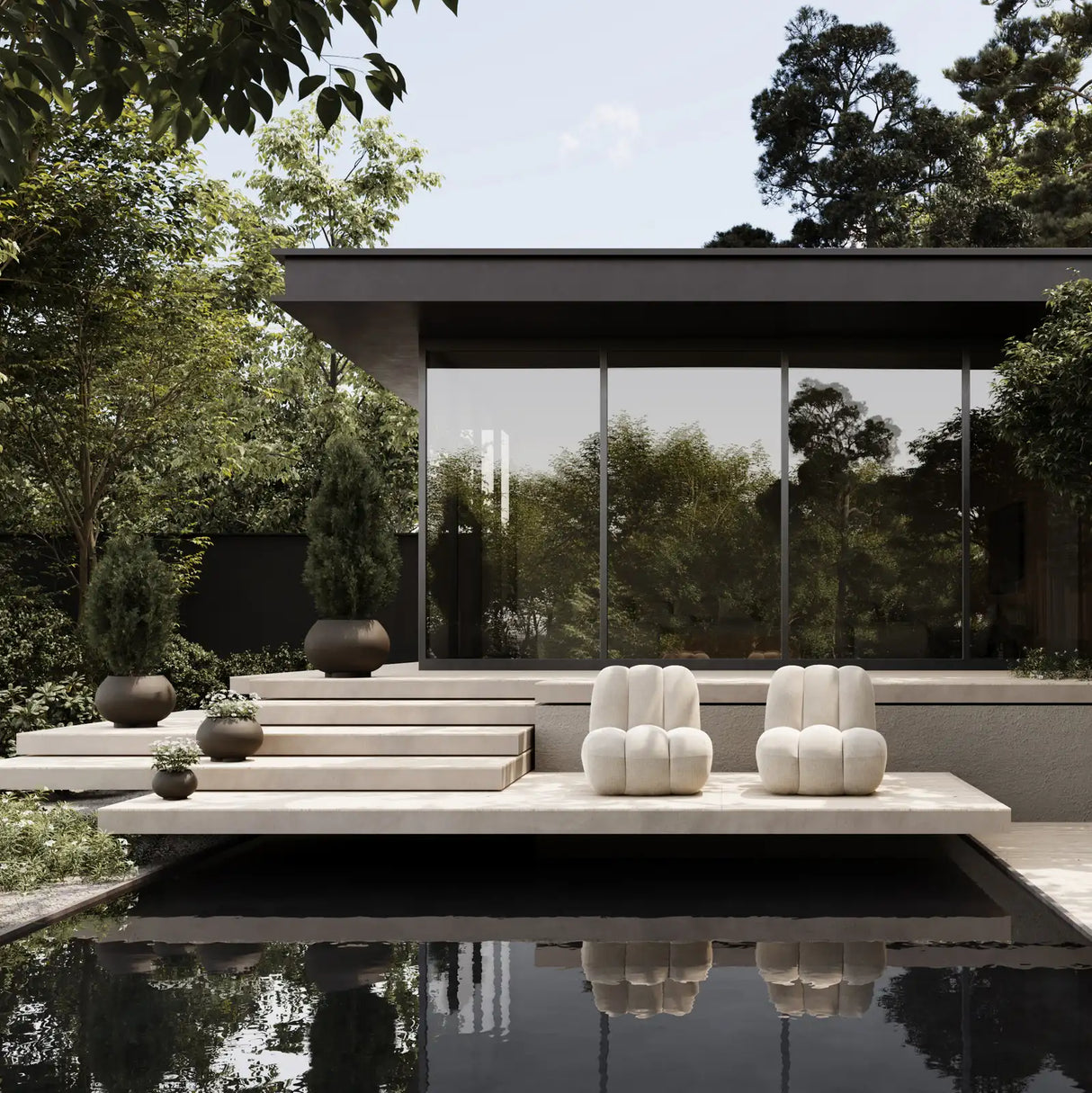 Sessel Toe aus Olefin, Sunproof in Warm Ash von 101 Copenhagen – Bild 2