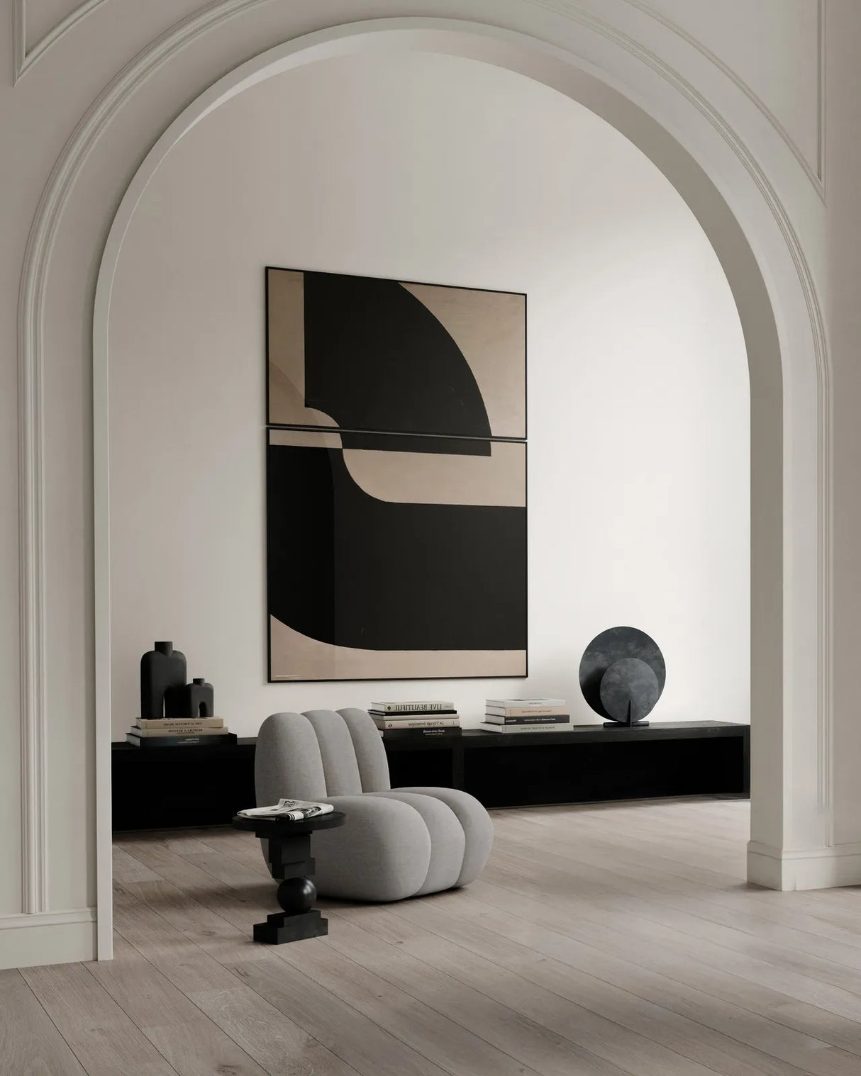 Sessel Toe aus Taupe (Pallazo 163), 80x70x72 cm von 101 Copenhagen – Bild 2