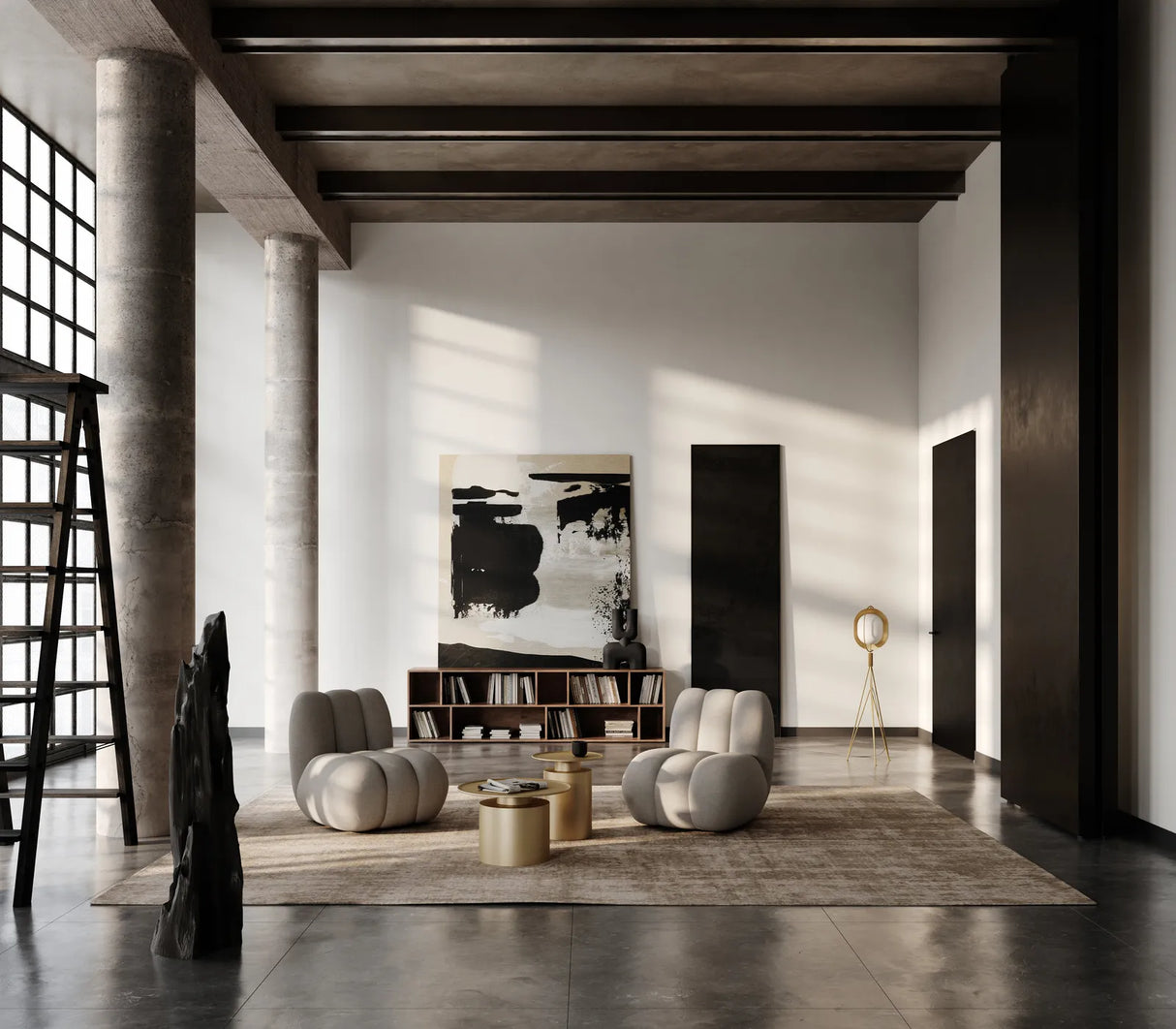 Sessel Toe aus Taupe (Pallazo 163), 80x70x72 cm von 101 Copenhagen – Bild 3