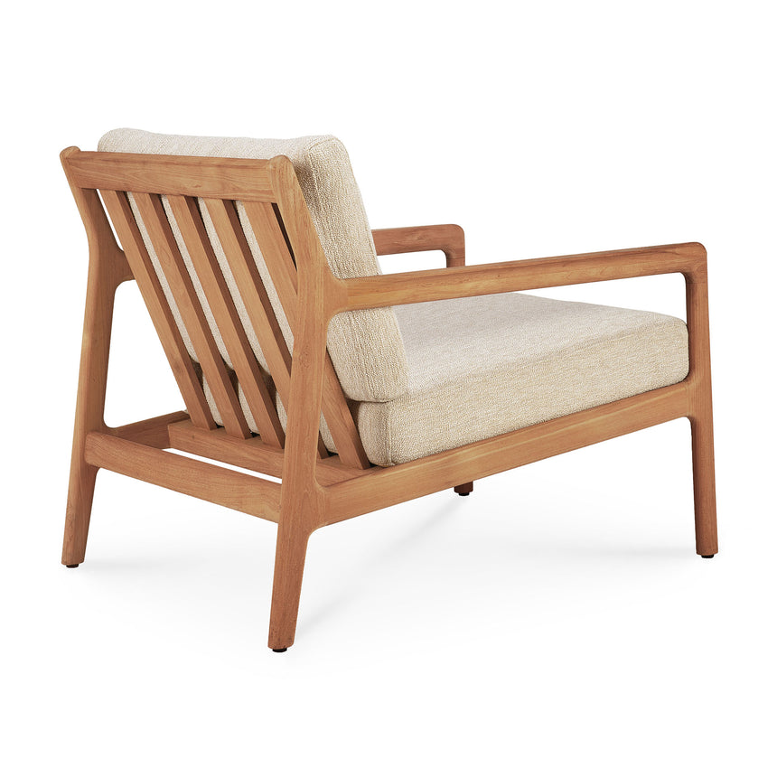 Jack Garten-Loungestuhl - Teak - Naturstoff - 76 x 90 x 74 cm - ZEN ZONE