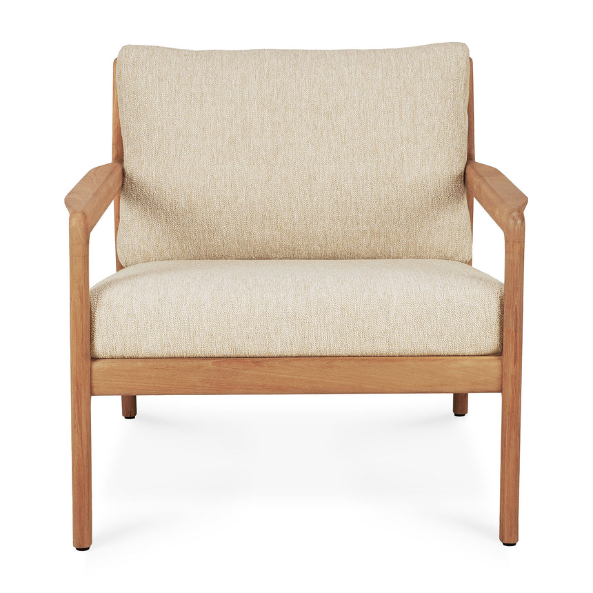 Jack Garten-Loungestuhl - Teak - Naturstoff - 76 x 90 x 74 cm - ZEN ZONE