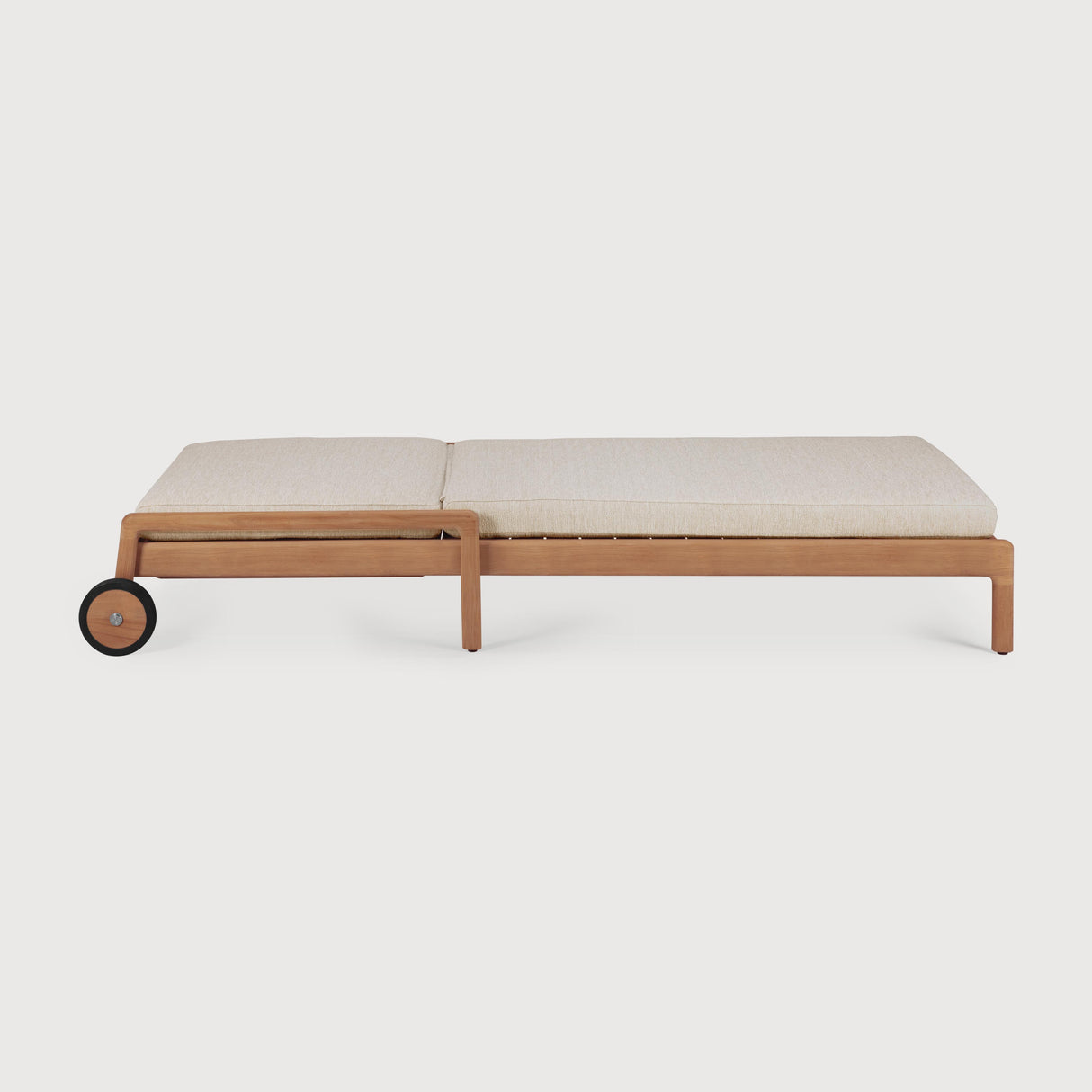 Jack Gartenliege verstellbar - Teak - Naturstoff - 216 x 84 x 34 cm - ZEN ZONE Furniture