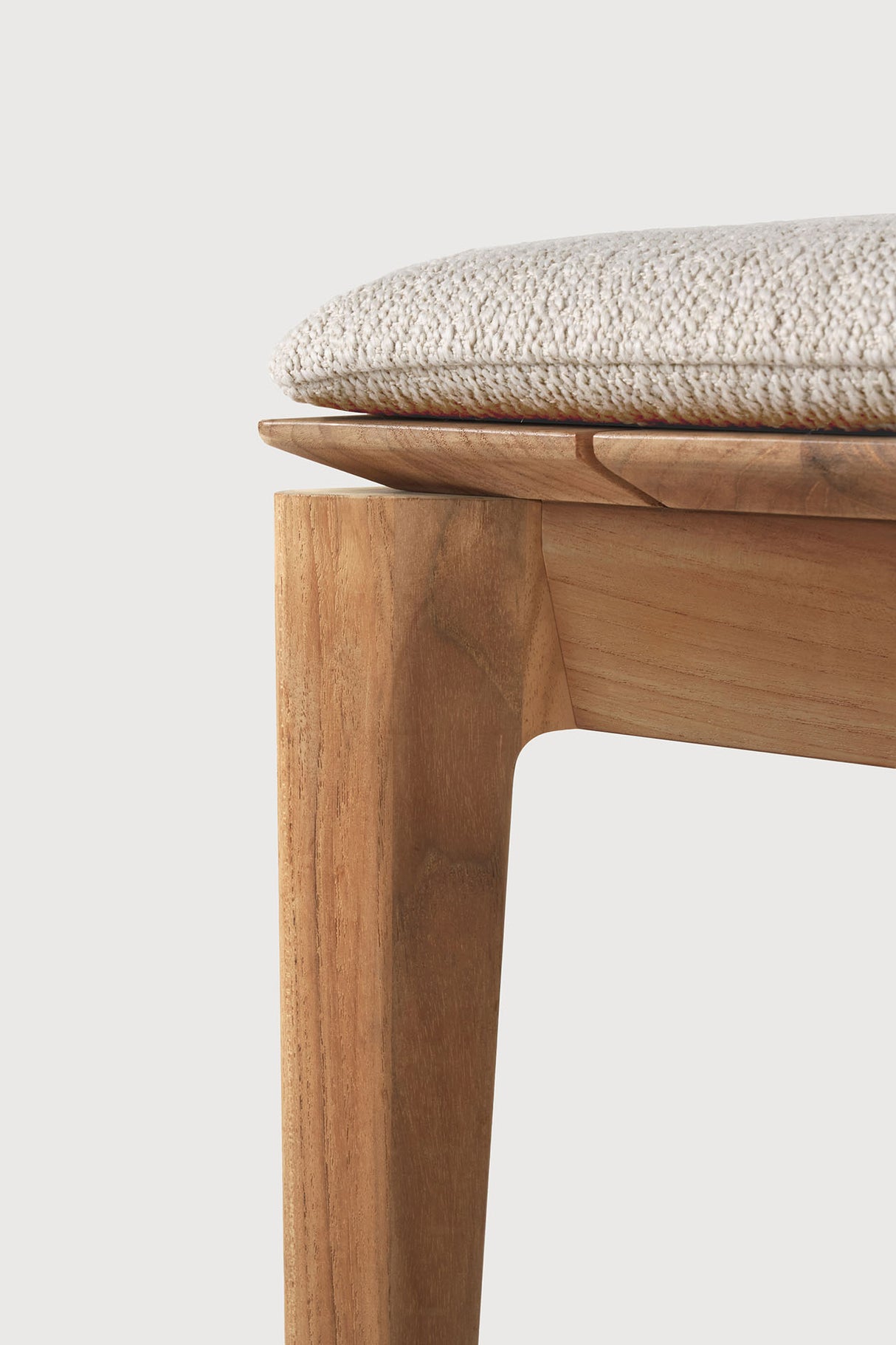 Bok Gartenbank - Teak - Naturstoff - 2+ Sitzer - 137 x 35 x 49 cm - ZEN ZONE Furniture