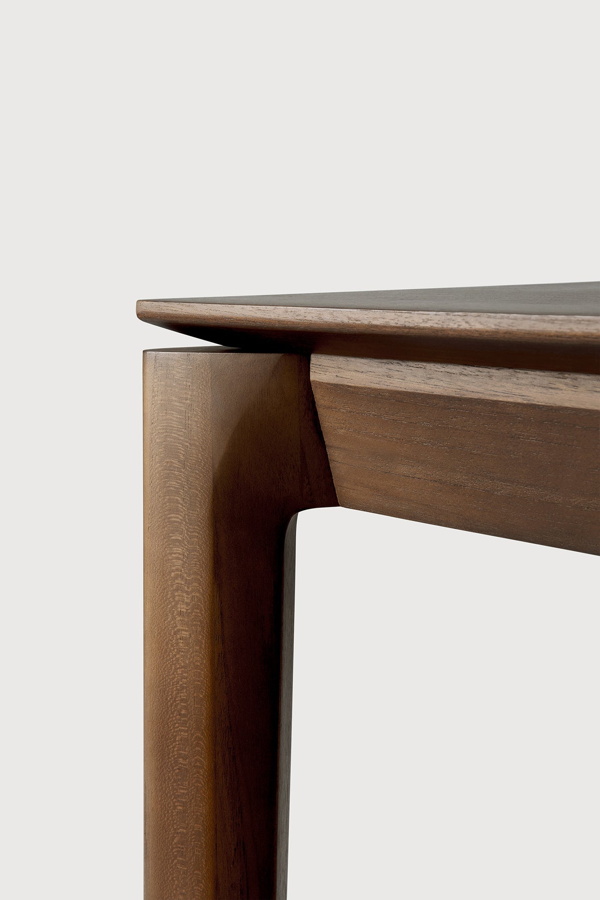 Bok Sitzbank - lackiertes Teak - braun - 126 x 35 x 46 cm - ZEN ZONE Furniture