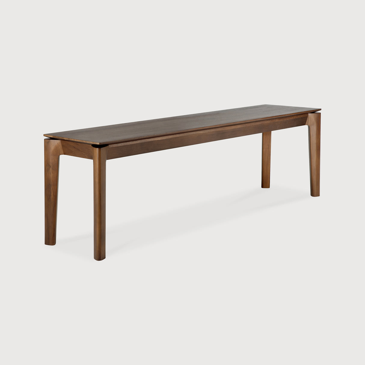 Bok Sitzbank - lackiertes Teak - braun - 166 x 35 x 46 cm - ZEN ZONE Furniture