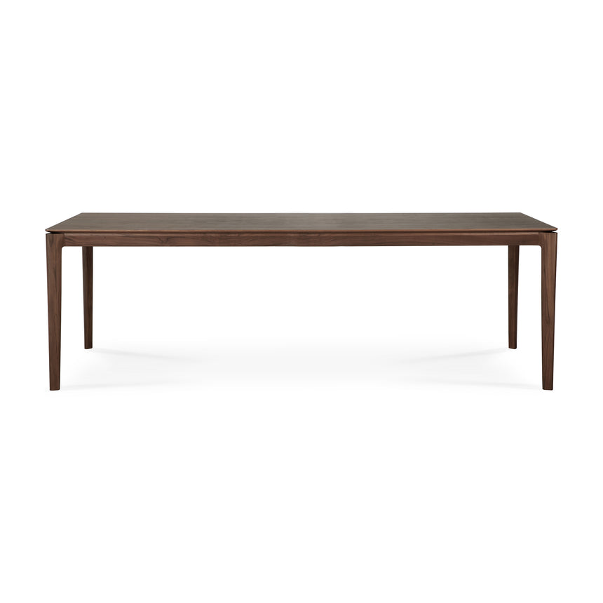 Bok Esstisch - lackiertes Teak - braun - rechteckig - 240 x 100 x 76 cm - ZEN ZONE Furniture