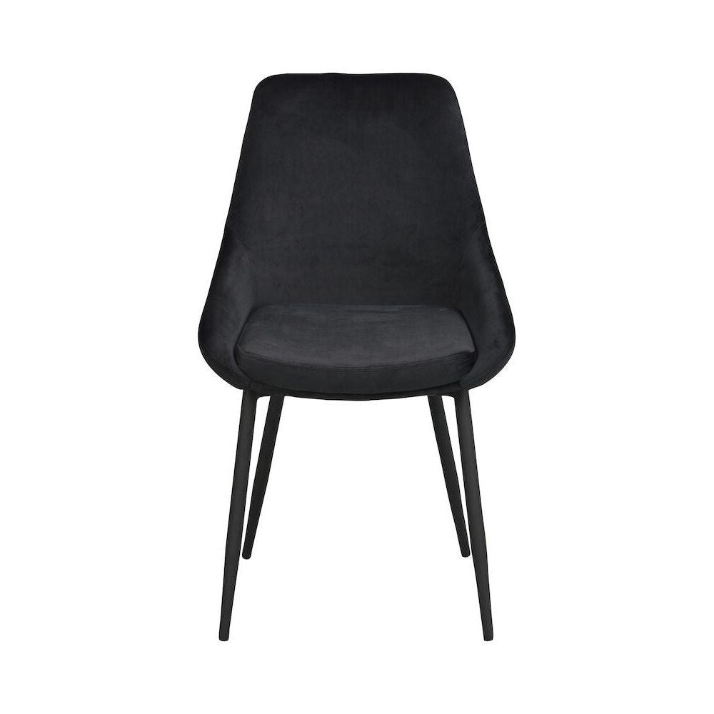 SIERRA Esszimmerstuhl Schwarz 49x55x85cm - ZEN ZONE
