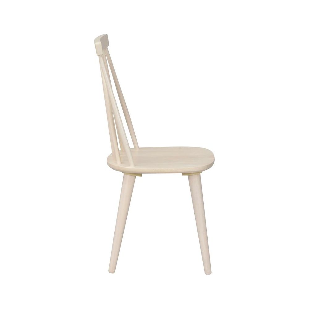 LOTTA Esszimmerstuhl Weiß pigmentiert 44x49x93cm - ZEN ZONE