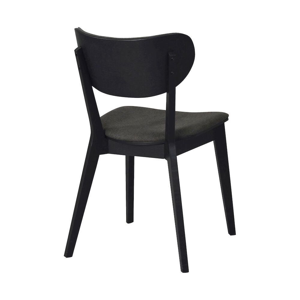 KATO Esszimmerstuhl Schwarz/Grau 46x56x83cm - ZEN ZONE