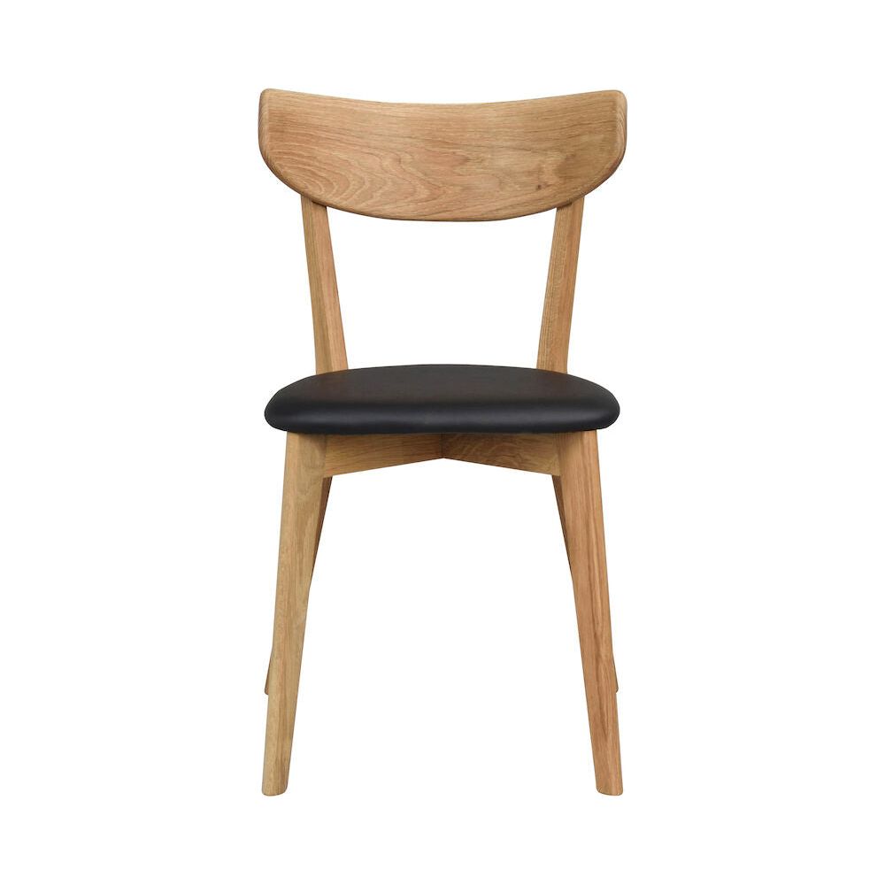 AMI Esszimmerstuhl Eiche/Schwarz 48x47x80cm - ZEN ZONE