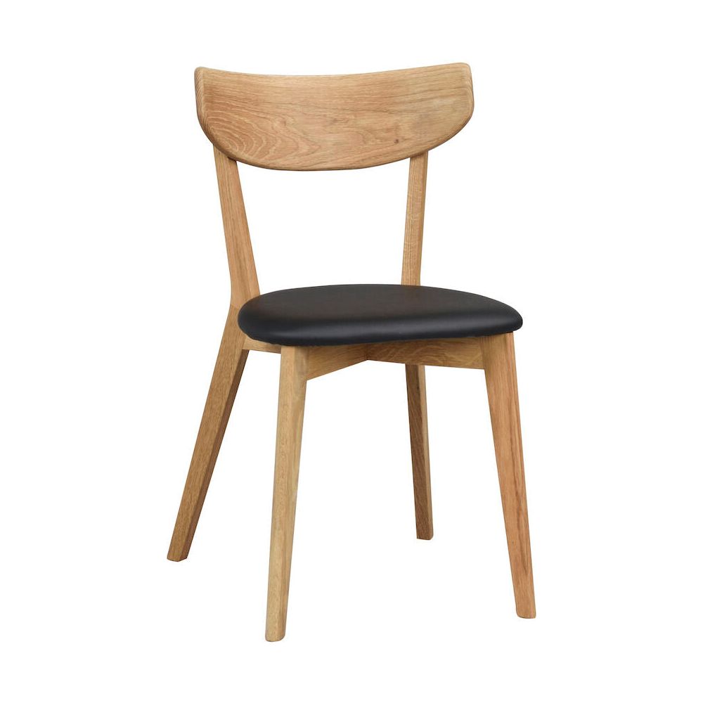 AMI Esszimmerstuhl Eiche/Schwarz 48x47x80cm - ZEN ZONE