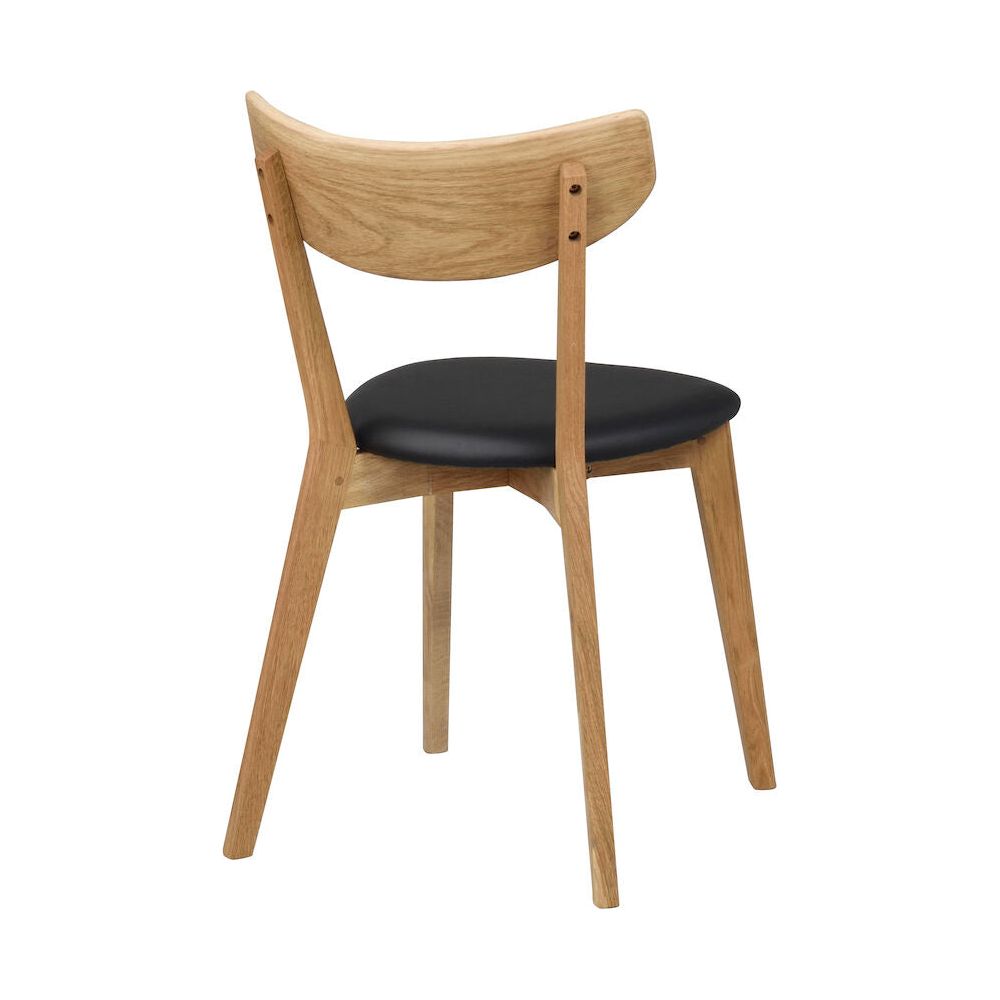 AMI Esszimmerstuhl Eiche/Schwarz 48x47x80cm - ZEN ZONE