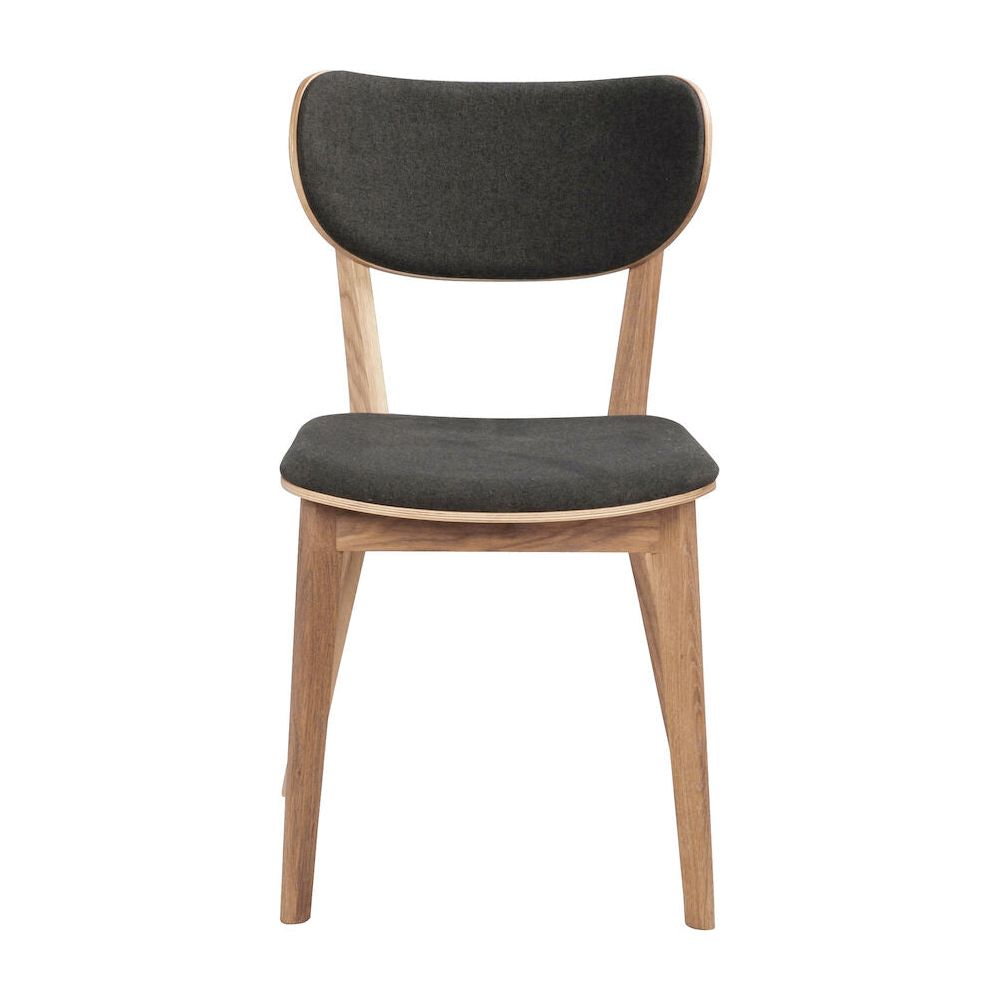 KATO Esszimmerstuhl Eiche/dunkelgrau 46x56x83cm - ZEN ZONE