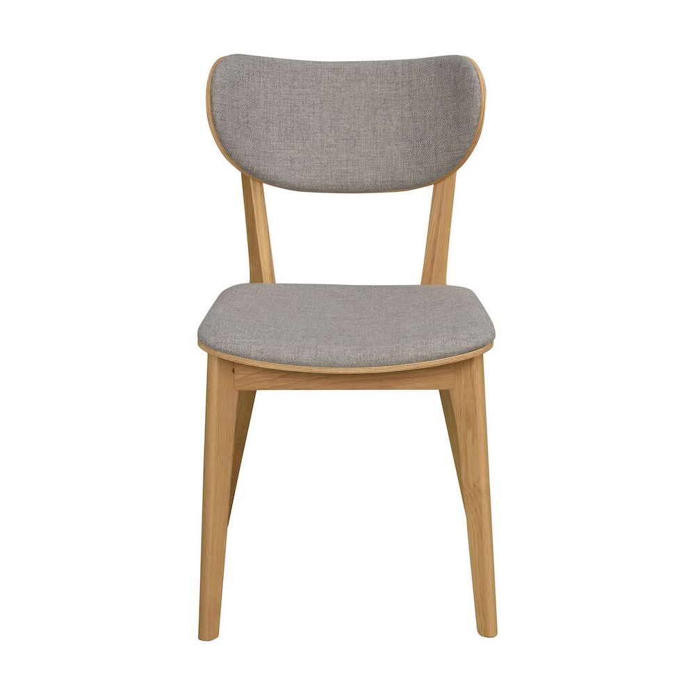 KATO Esszimmerstuhl Eiche/hellgrau 46x56x83cm - ZEN ZONE