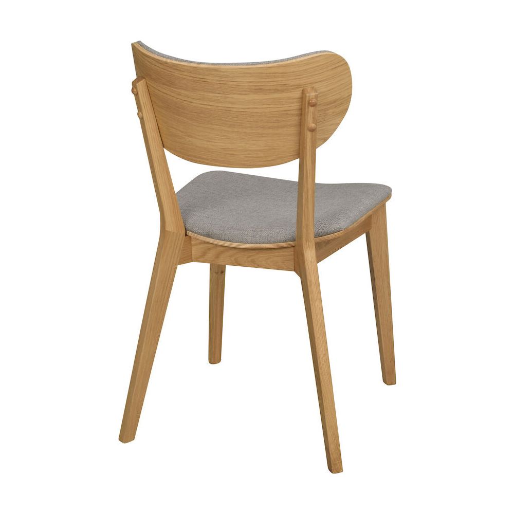 KATO Esszimmerstuhl Eiche/hellgrau 46x56x83cm - ZEN ZONE