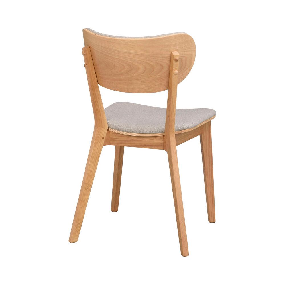 KATO Essstuhl Eiche/Graubeige 46x56x83cm - ZEN ZONE Furniture