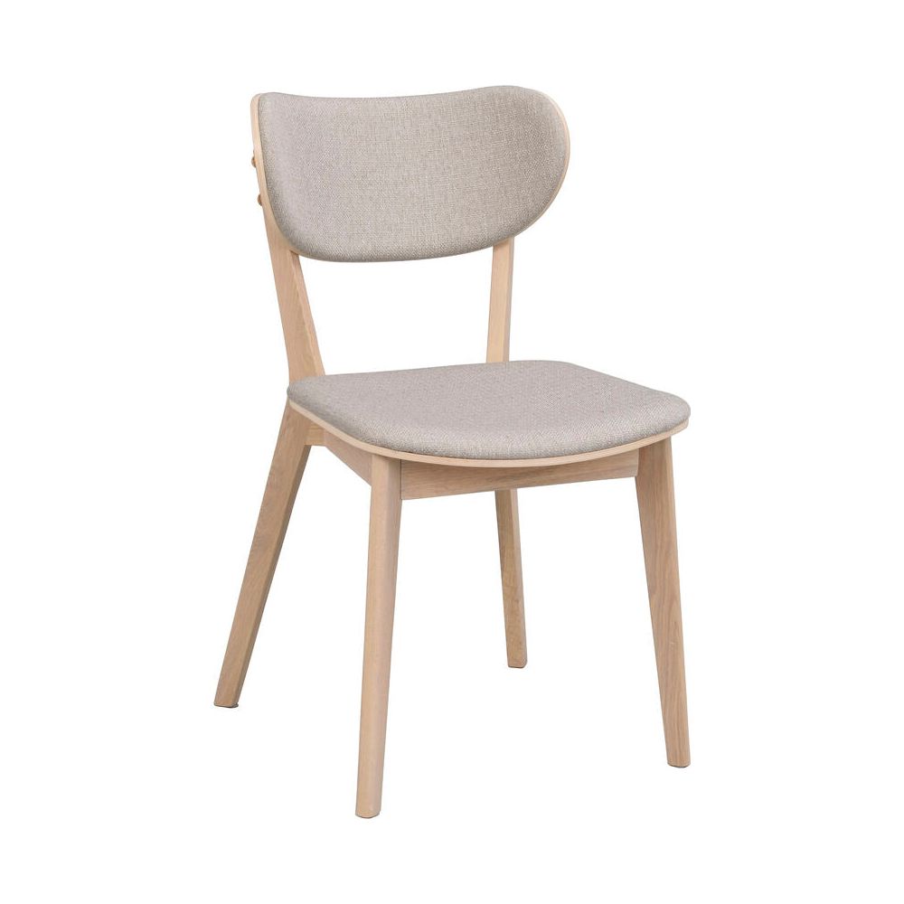 KATO Essstuhl Weiß pigmentiert/Graubeige 46x56x83cm - ZEN ZONE Furniture