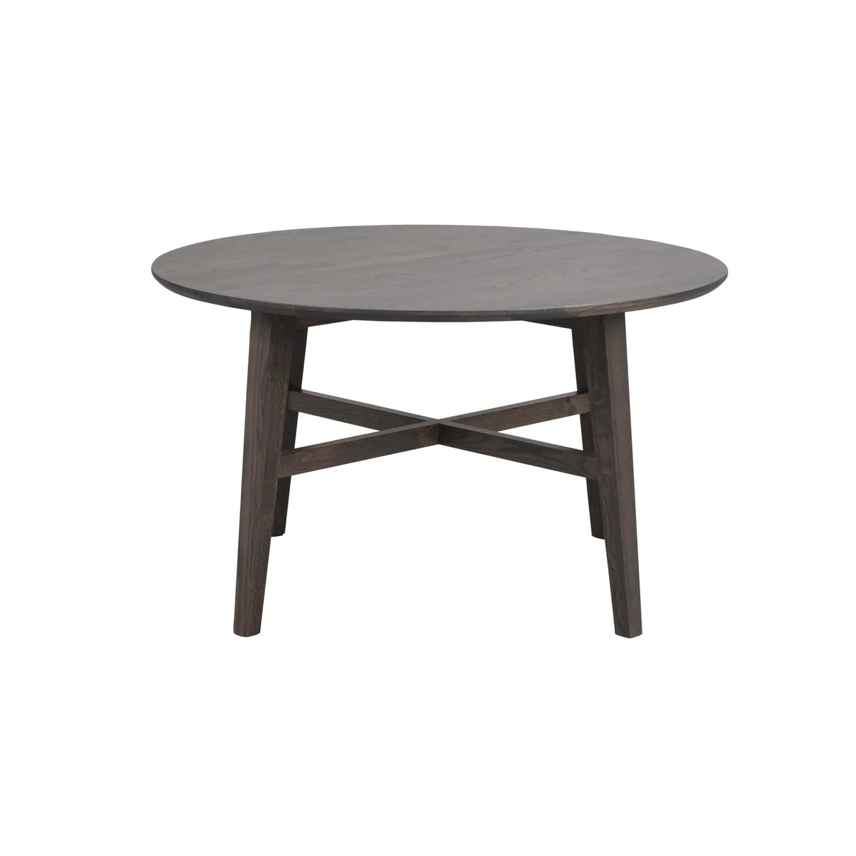 FILIPPA Couchtisch aus Eiche in Dunkelbraun, 90x90x52 cm