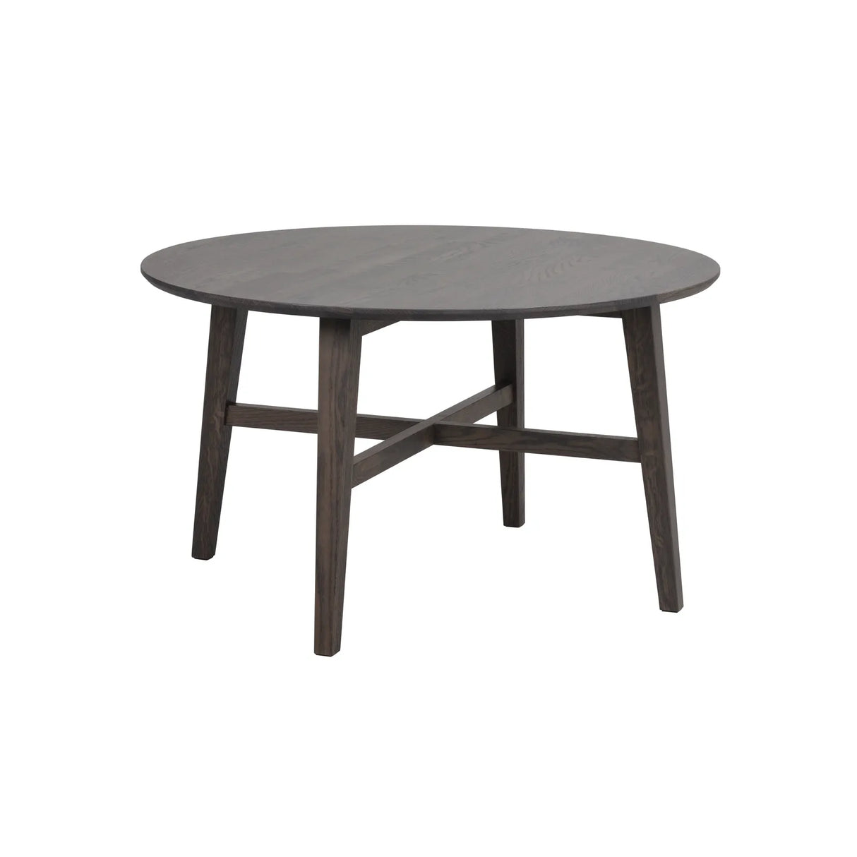 FILIPPA Couchtisch aus Eiche in Dunkelbraun, 90x90x52 cm