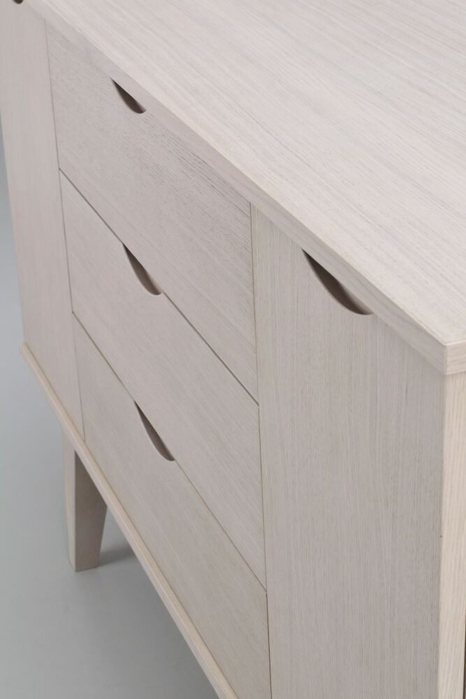 FILIPPA Sideboard Weiß pigmentiert 122x40x85cm - ZEN ZONE Furniture