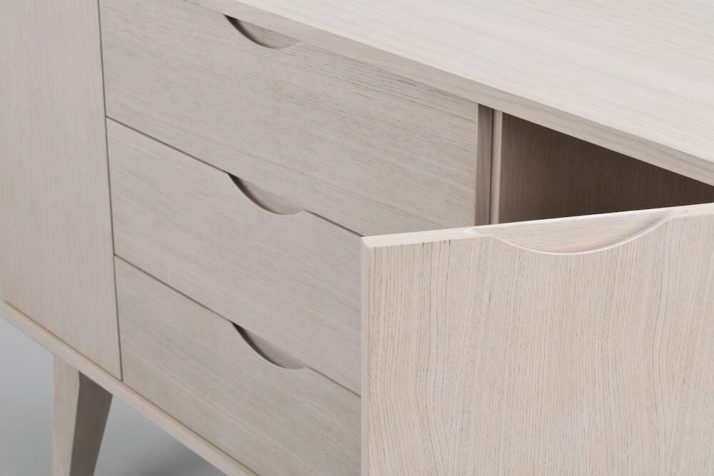 FILIPPA Sideboard Weiß pigmentiert 122x40x85cm - ZEN ZONE Furniture