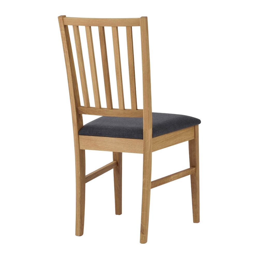 FILIPPA Esszimmerstuhl Eiche/Grau 44x51x92cm - ZEN ZONE