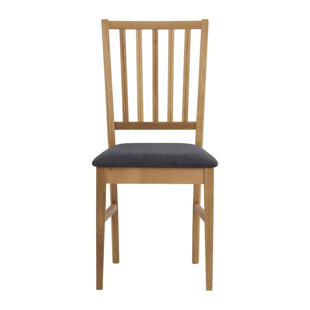 FILIPPA Esszimmerstuhl Eiche/Grau 44x51x92cm - ZEN ZONE