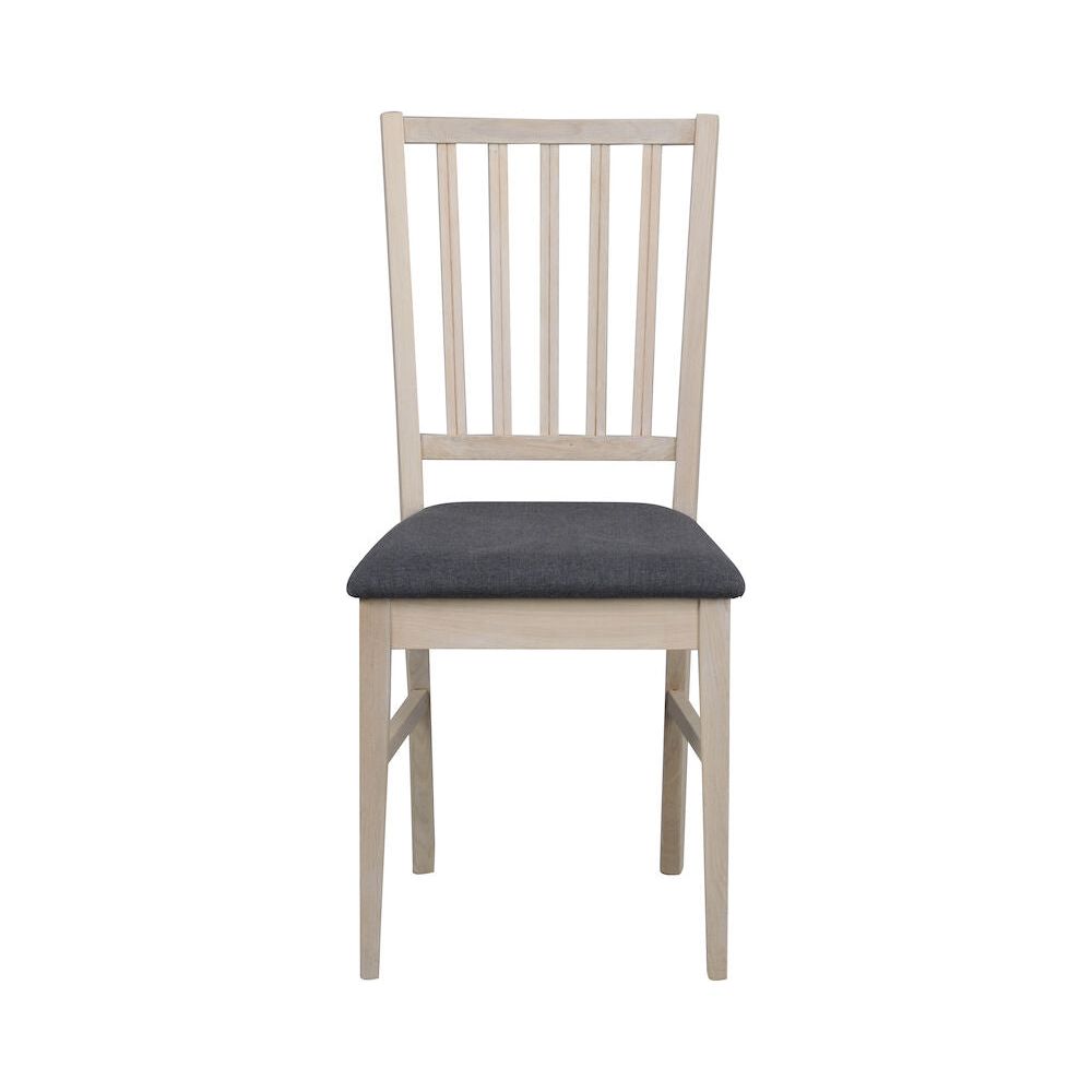 FILIPPA Esszimmerstuhl Weiß pigmentiert/Grau 44x51x92cm - ZEN ZONE