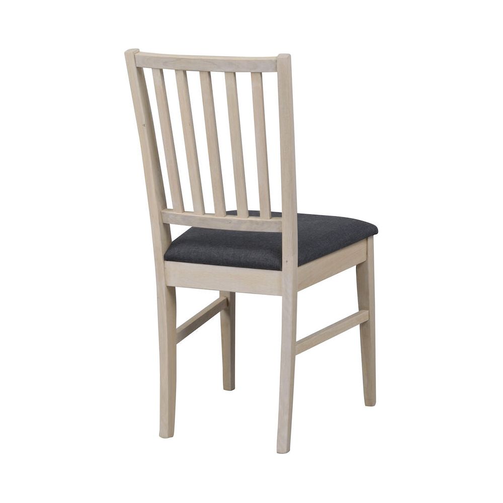 FILIPPA Esszimmerstuhl Weiß pigmentiert/Grau 44x51x92cm - ZEN ZONE