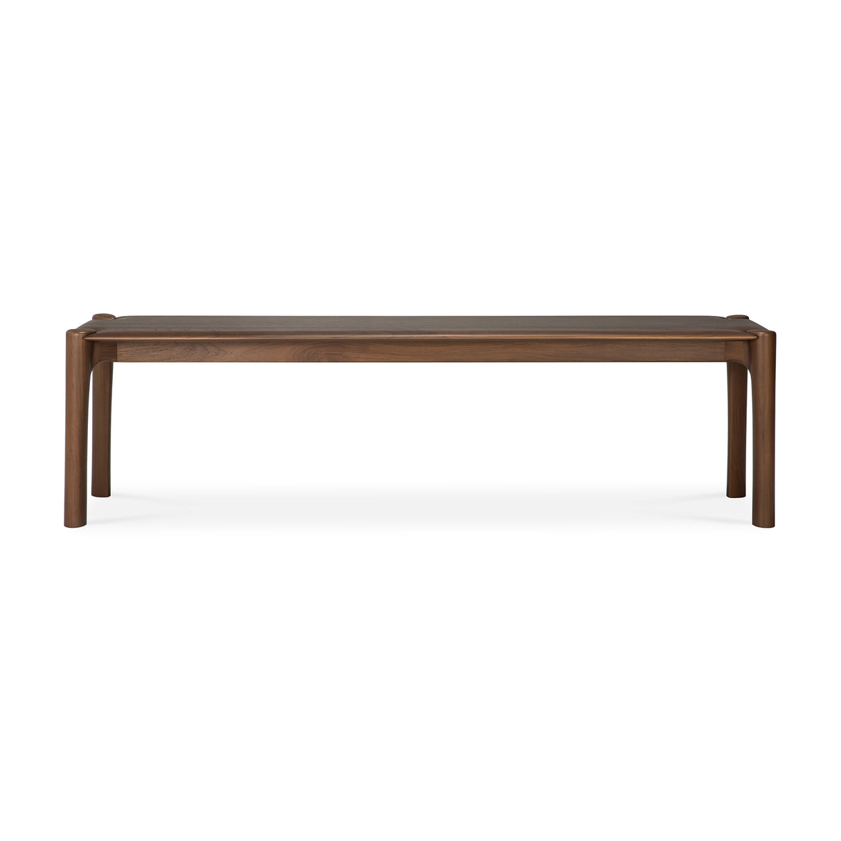PI Sitzbank - lackiertes Teak - braun - 166 x 35 x 46 cm - ZEN ZONE Furniture