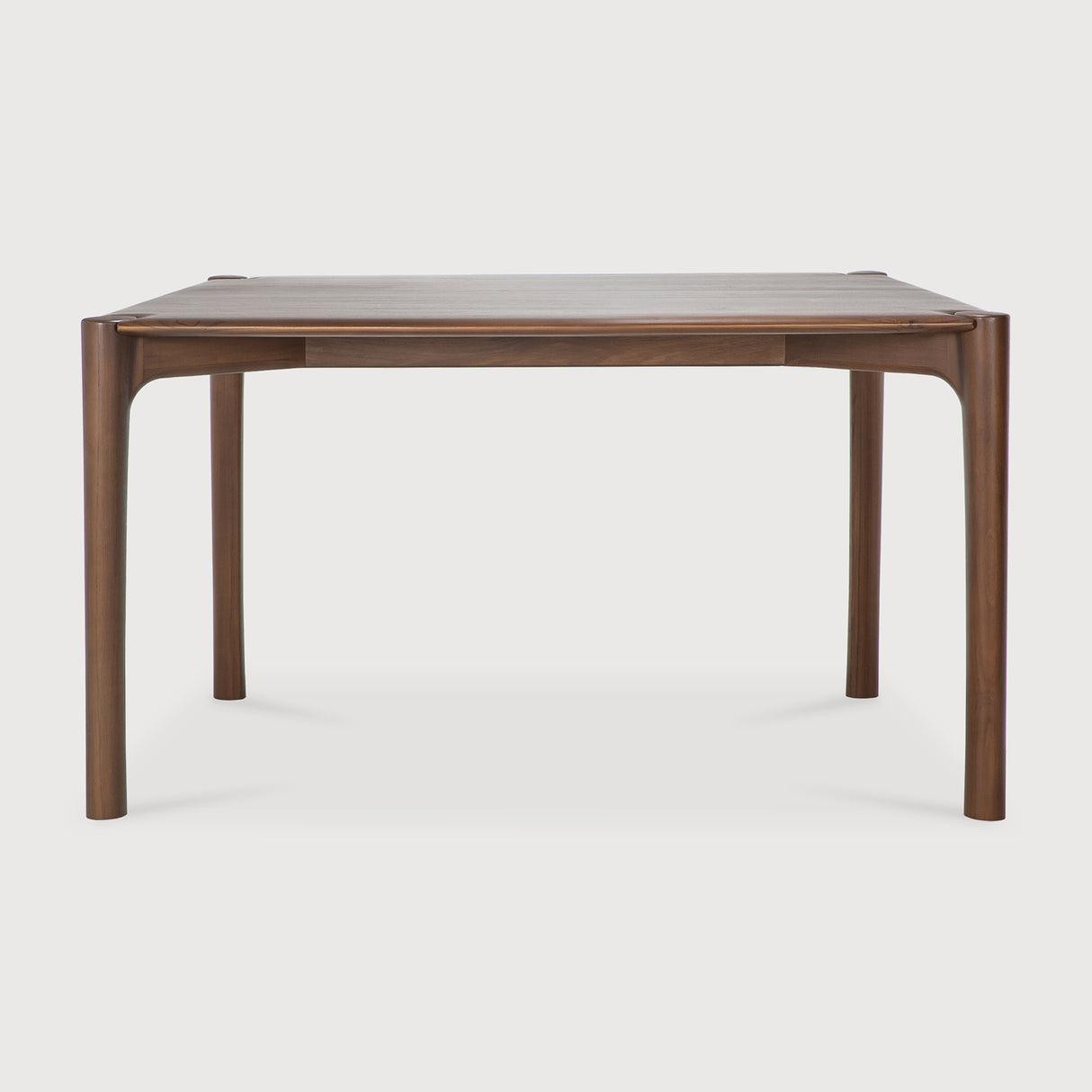 PI Esstisch - lackiertes Teak - braun - rechteckig - 140 x 80 x 76 cm - ZEN ZONE Furniture