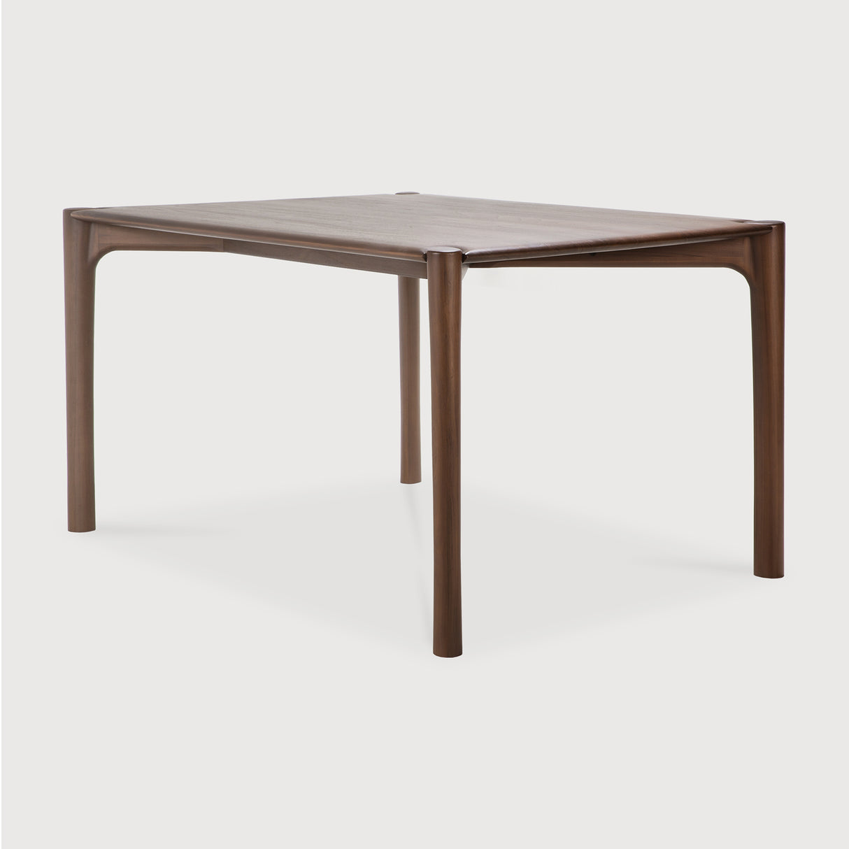 PI Esstisch - lackiertes Teak - braun - rechteckig - 140 x 80 x 76 cm - ZEN ZONE Furniture