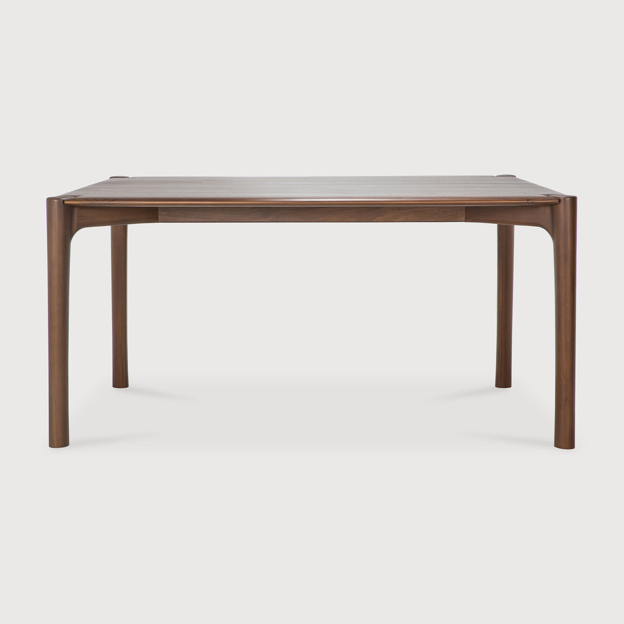 PI Esstisch - lackiertes Teak - braun - rechteckig - 160 x 80 x 76 cm - ZEN ZONE Furniture