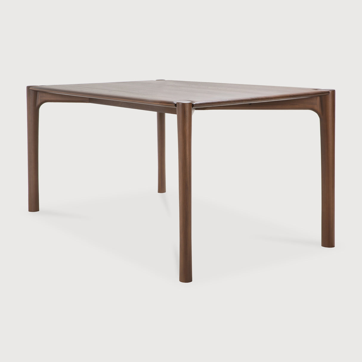 PI Esstisch - lackiertes Teak - braun - rechteckig - 180 x 90 x 76 cm - ZEN ZONE Furniture