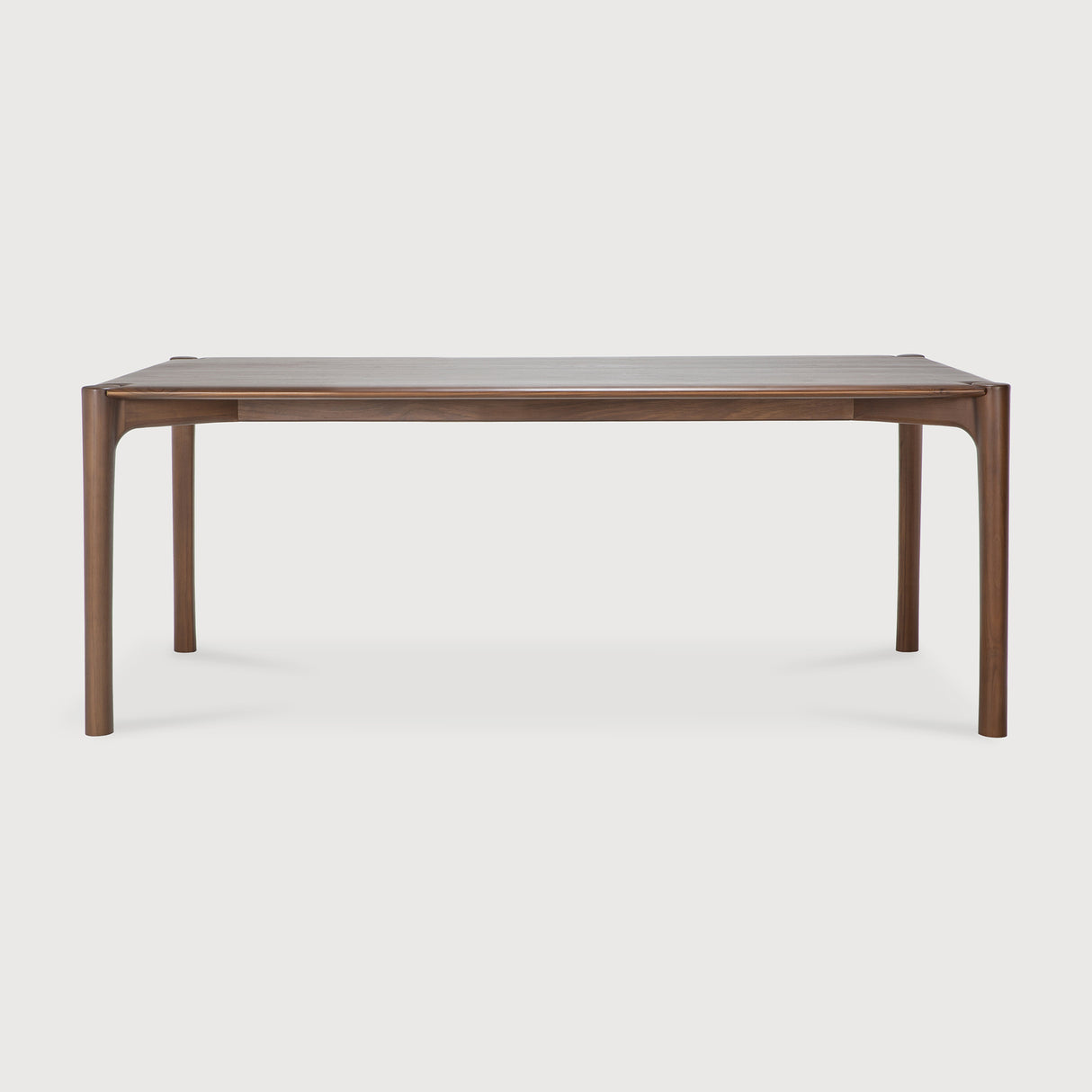 PI Esstisch - lackiertes Teak - braun - rechteckig - 200 x 95 x 76 cm - ZEN ZONE Furniture