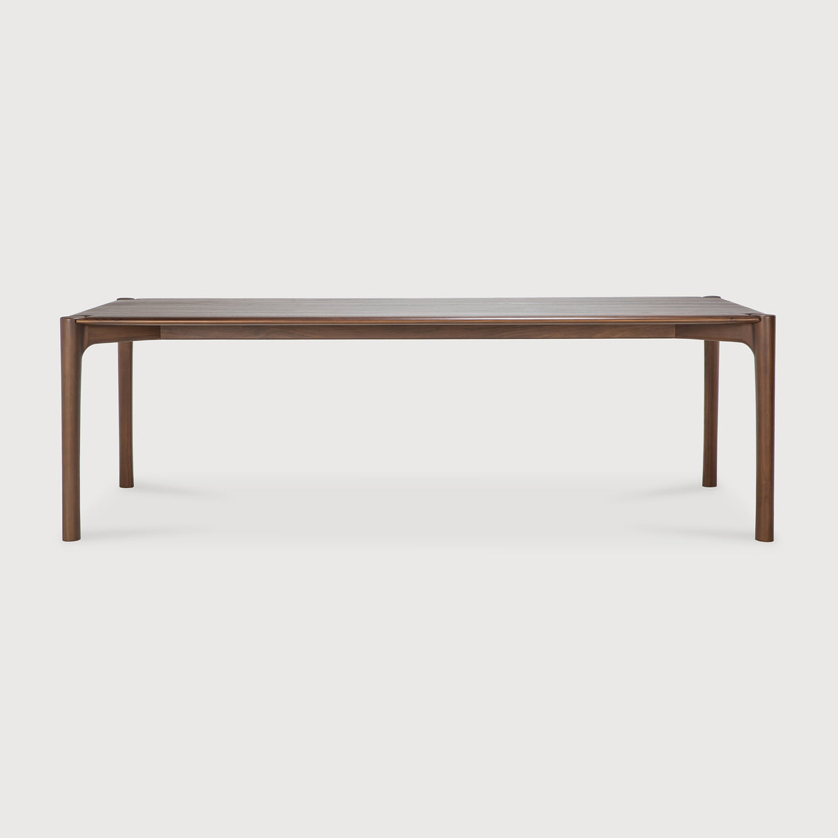 PI Esstisch - lackiertes Teak - braun - rechteckig - 240 x 100 x 76 cm - ZEN ZONE Furniture