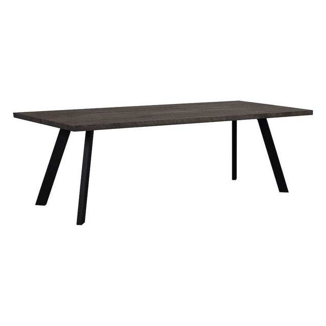 FRED Esstisch Dunkelbraun/Schwarz 240x100x75cm - ZEN ZONE