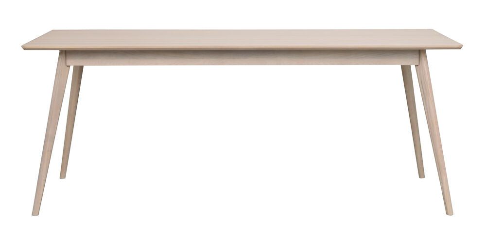 YUMI Esstisch Weiß pigmentiert 190x90x75cm - ZEN ZONE