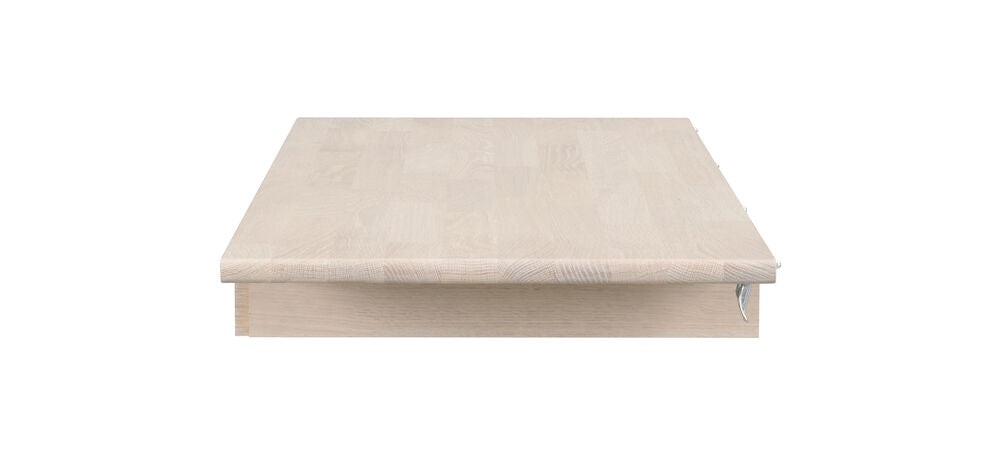 Tyler zusätzliche Einlegeplatte aus massiver weiß pigmentierter Eiche - ZEN ZONE Furniture