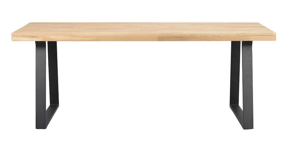 BROOKLYN Esstisch Eiche/Schwarz 170x95x75cm - ZEN ZONE