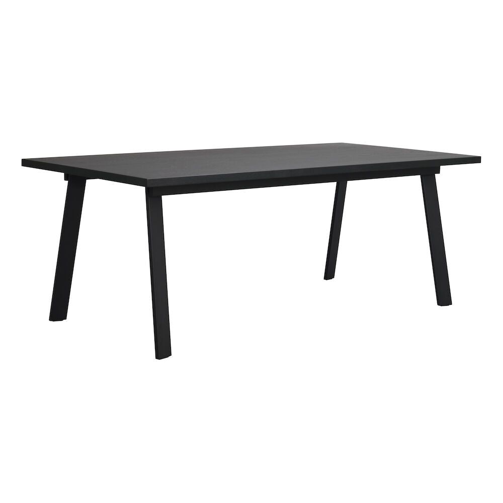 WINNIPEG Esstisch Schwarz 200x100x75cm - ZEN ZONE