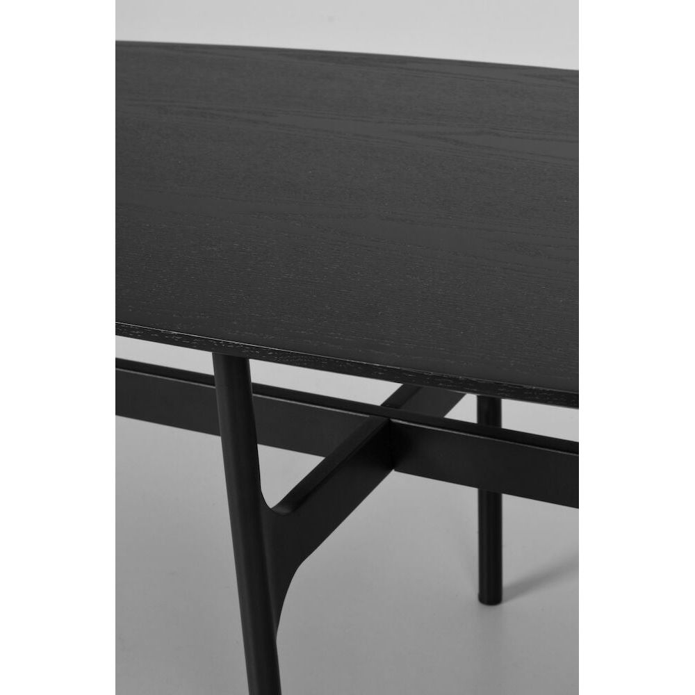 COLTON Couchtisch Schwarz 180x50x43cm - ZEN ZONE
