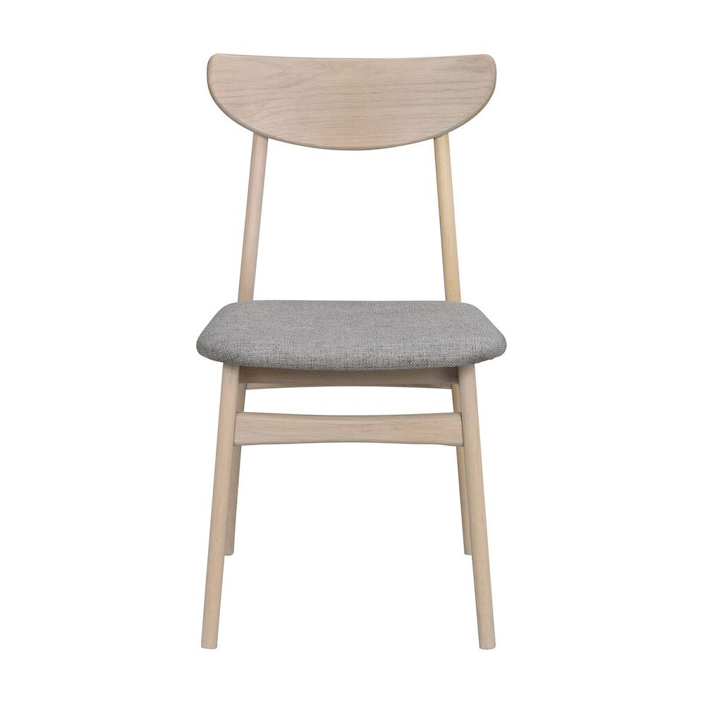 RODHAM Esszimmerstuhl Weiß pigmentiert/hellgrau 44x51x82cm - ZEN ZONE