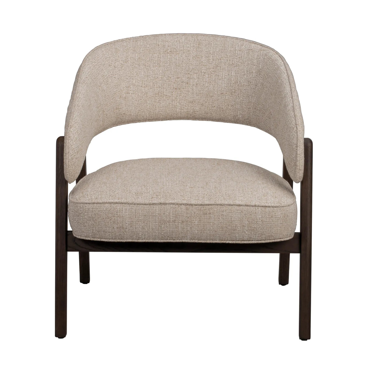 BARNABY Loungesessel aus Eiche und Stoff, 69x70x75 cm - ZEN ZONE Furniture