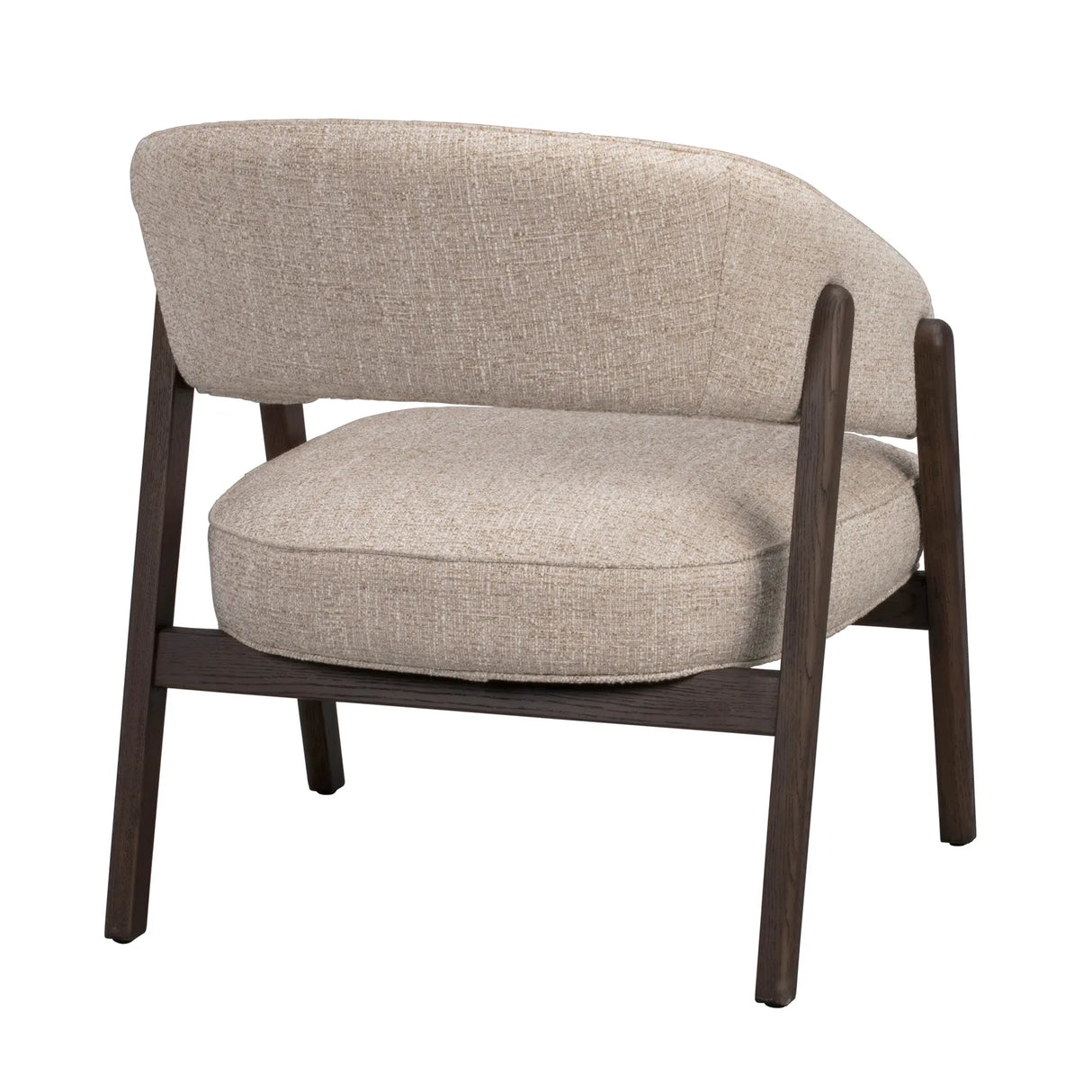 BARNABY Loungesessel aus Eiche und Stoff, 69x70x75 cm - ZEN ZONE Furniture