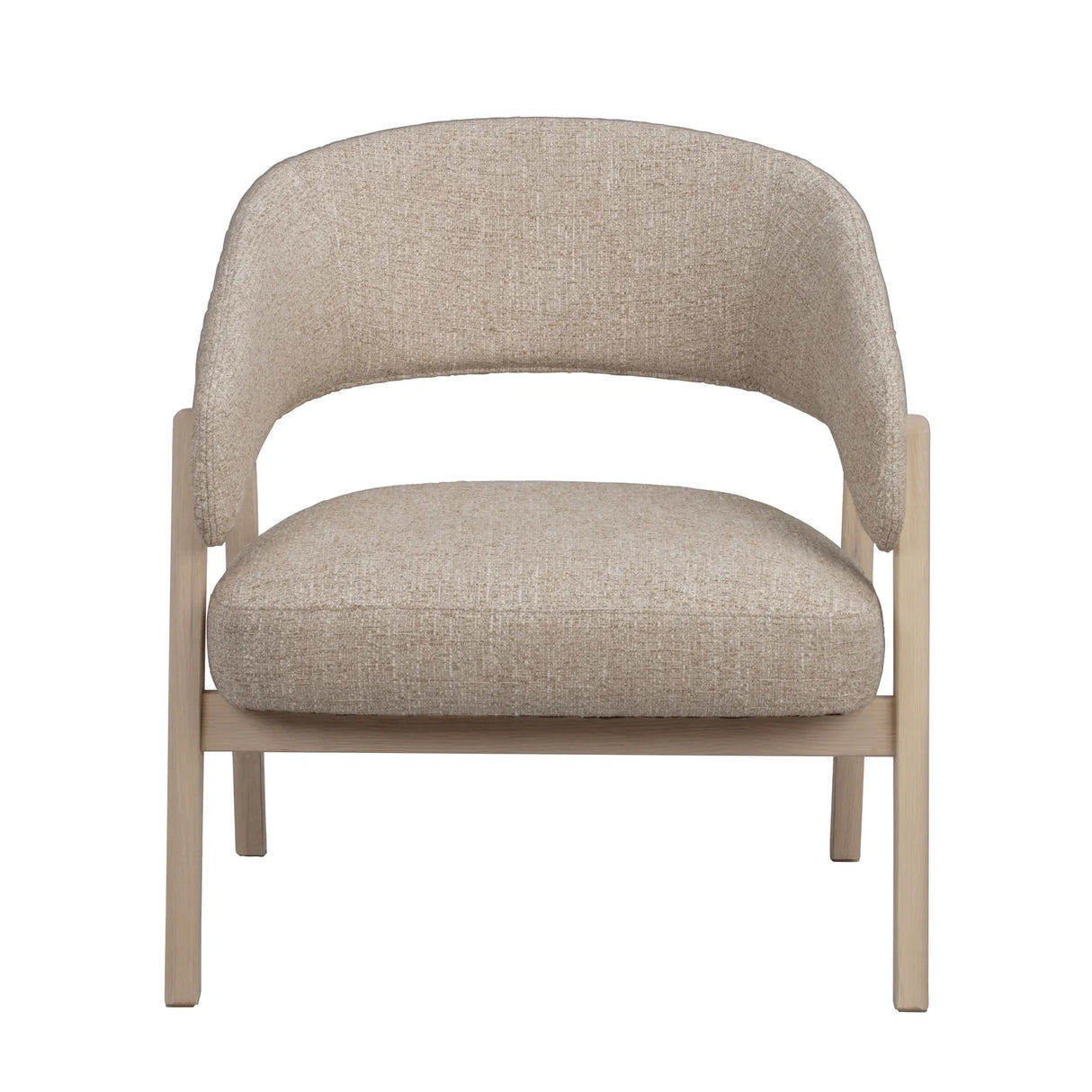 BARNABY Loungesessel aus Eiche und Stoff, 69x70x75 cm - ZEN ZONE Furniture