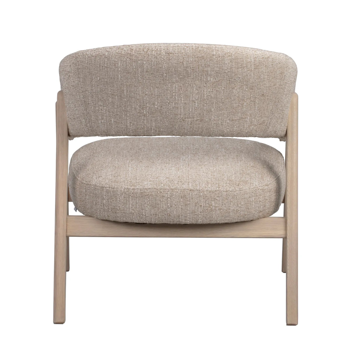 BARNABY Loungesessel aus Eiche und Stoff, 69x70x75 cm - ZEN ZONE Furniture