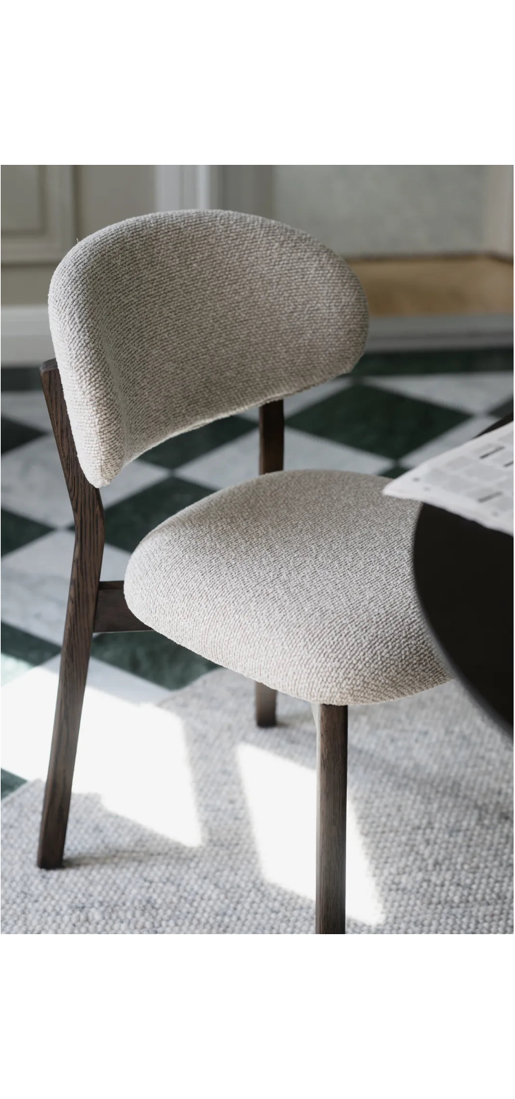 PATTERSON Essstuhl aus Eiche, 60x50x81 cm